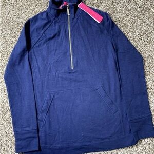 Lilly Pulitzer True Navy Skipper Popover & matching pull on pants (Set)  Medium